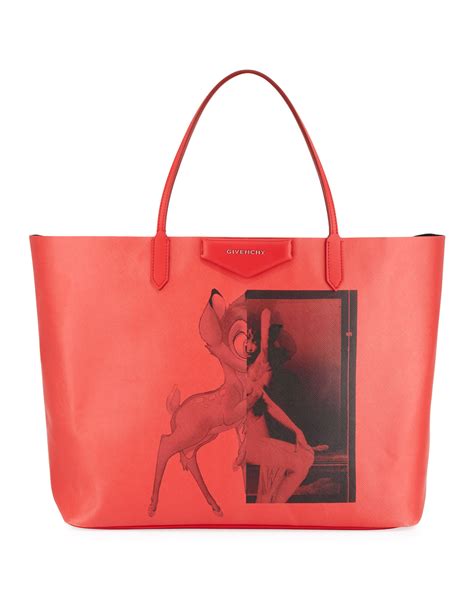 givenchy antigona large red tote bag bambi